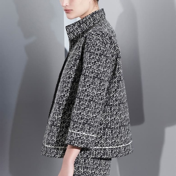 Luxury Lida Baday Patterned Blazer 10 Gossip Girl Retired Collection Retro - Picture 1 of 8